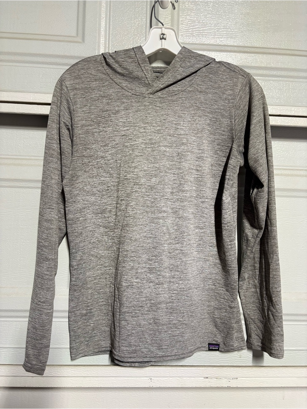 Patagonia Gray Long-Sleeve Hoodie Top